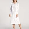 Calida Soft Cotton Langarm-Nachthemd, Länge 110cm