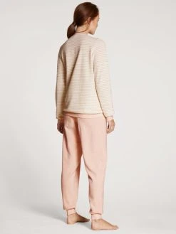 Calida Soft Dreams Bündchen-Pyjama 8 Calida Soft Dreams Bündchen-Pyjama -Leggings Shop Calida Soft Dreams Buendchen Pyjama rosa 41693 171 1