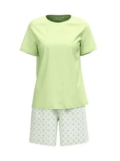 Calida Spring Nights Kurz-Pyjama -Leggings Shop Calida Spring Nights Kurz Pyjama gruen 40196 670 3
