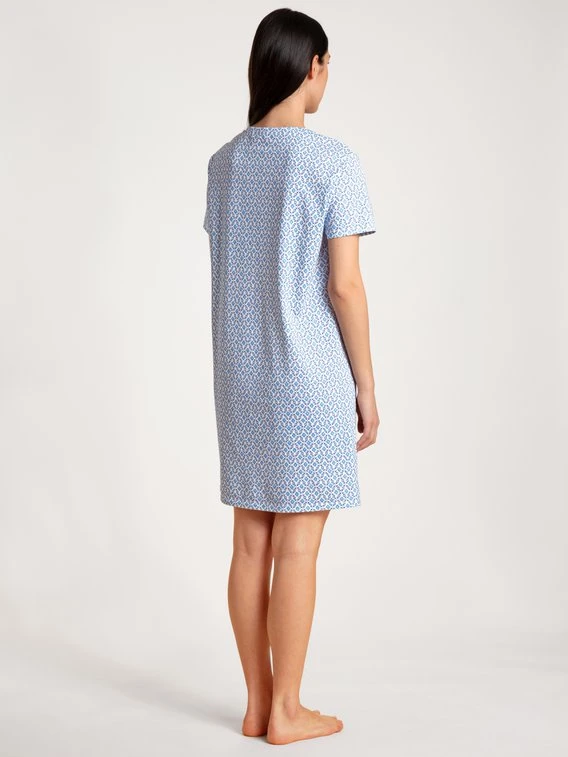 Calida Spring Nights Kurzarm-Nachthemd, Länge 95cm 2 Calida Spring Nights Kurzarm-Nachthemd, Länge 95cm – Bild 2