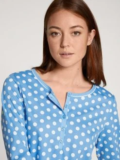 Calida Sweet Dreams Pyjama, Lang -Leggings Shop Calida Sweet Dreams Pyjama lang blau 40336 404 2