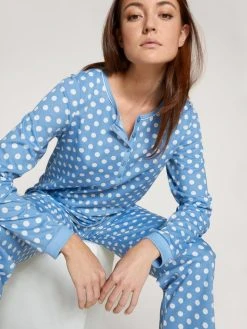 Calida Sweet Dreams Pyjama, Lang -Leggings Shop Calida Sweet Dreams Pyjama lang blau 40336 404 5