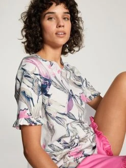 Calida Tropic Dreams Kurz-Pyjama 9 Calida Tropic Dreams Kurz-Pyjama -Leggings Shop Calida Tropic Dreams Kurz Pyjama rosa 43297 203 3