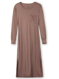 Calida 100% Nature Sleep Loungedress, Länge 120cm 13 Calida 100% Nature Sleep Loungedress, Länge 120cm -Leggings Shop Calida 100 Nature Sleep Loungedress braun 30557 078 2
