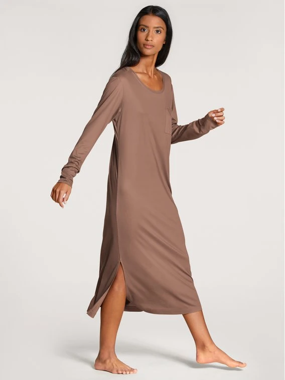 Calida 100% Nature Sleep Loungedress, Länge 120cm 6 Calida 100% Nature Sleep Loungedress, Länge 120cm – Bild 6