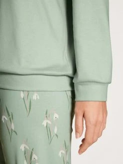 Calida Endless Dreams Bündchen-Pyjama -Leggings Shop Calida Endless Dreams Pyjama Buendchen tuerkis 42651 621 2 3