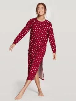 Calida Family & Friends Langarm-Nachthemd, Länge 120cm