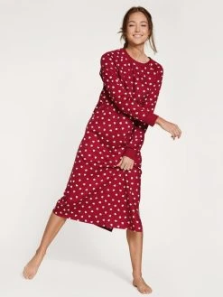 Calida Family & Friends Langarm-Nachthemd, Länge 120cm -Leggings Shop Calida Family und Friends Nightshirt rot 34198 167 3