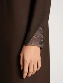Calida Lace Dreams Nightshirt, Länge 125cm -Leggings Shop Calida Lace Dreams Nightshirt braun 34159 099 3