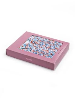 Calida Liberty Dreams Pyjama, Durchgeknöpft -Leggings Shop Calida Liberty Dreams Pyjama durchgeknoepft rot 43753 174 7