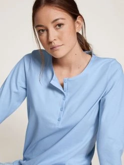 Calida Lovely Nights Pyjama, Lang 9 Calida Lovely Nights Pyjama, Lang -Leggings Shop Calida Lovely Nights Pyjama lang blau 47256 383 3