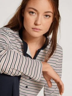 Calida Midnight Stripes Pyjama, Lang -Leggings Shop Calida Midnight Stripes Pyjama blau 46425 339 3