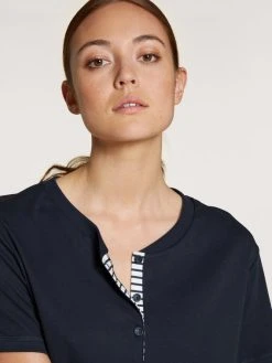 Calida Midsummer Dreams Kurz-Pyjama 10 Calida Midsummer Dreams Kurz-Pyjama -Leggings Shop Calida Midsummer Dreams Pyjama kurz blau 42154 339 4