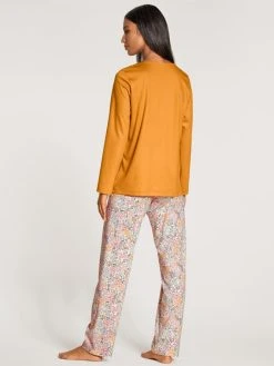 Calida Night Lovers Pyjama, Lang -Leggings Shop Calida Night Lovers Pyjama lang gelb 43729 038 1