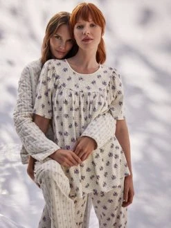 Calida Soft Cotton 3/4-Pyjama -Leggings Shop Calida Soft Cotton Pyjama 3 4 rosa 44050 242 2