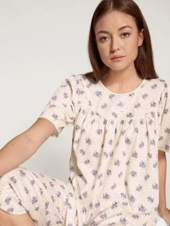 Calida Soft Cotton 3/4-Pyjama -Leggings Shop Calida Soft Cotton Pyjama 3 4 rosa 44050 242 5