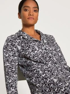 Calida Winter Dreams Nightshirt, Länge 95cm 9 Calida Winter Dreams Nightshirt, Länge 95cm -Leggings Shop Calida Winter Dreams Big Shirt blau 31092 339 3