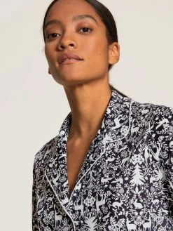 Calida Winter Dreams Pyjama, Durchgeknöpft -Leggings Shop Calida Winter Dreams Pyjama durchgeknoepft blau 41292 339 2