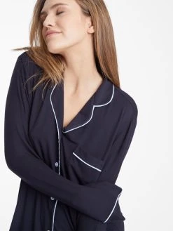 Cyberjammies Beth Langarm-Nachthemd, Durchgeknöpft 6 Cyberjammies Beth Langarm-Nachthemd, Durchgeknöpft -Leggings Shop Cyberjammies Beth Langarm Nachthemd durchgeknoepft Schwarz CY9392 BLACK 2