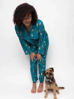 Cyberjammies Coco Pyjama, Durchgeknöpft 6 Cyberjammies Coco Pyjama, Durchgeknöpft -Leggings Shop Cyberjammies Coco Pyjama durchgeknoepft tuerkis CY957574 SET TEAL BLUE DOG 2