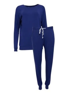 Cyberjammies Riley Bündchen-Pyjama -Leggings Shop Cyberjammies Riley Pyjama lang Blau CY940504 Set NAVY 2