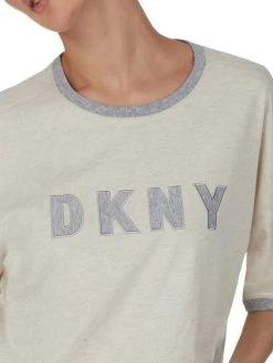 DKNY New Signature Kurz-Pyjama -Leggings Shop DKNY Nacht New Signature Kurz Pyjama beige YI3919259 251 2