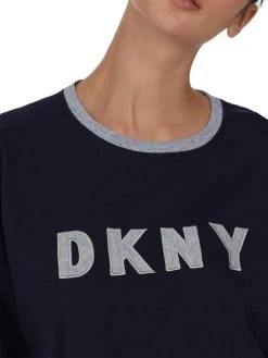 DKNY New Signature Kurz-Pyjama -Leggings Shop DKNY Nacht New Signature Kurz Pyjama blau YI3919259 400 2