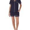 DKNY New Signature Kurz-Pyjama, Geknöpft