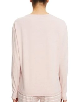 ESPRIT Casual Bündchen-Pyjama 8 ESPRIT Casual Bündchen-Pyjama -Leggings Shop Esprit Casual Buendchenpyjama Set hellrosa 992ER1Y31113 SET 681 2