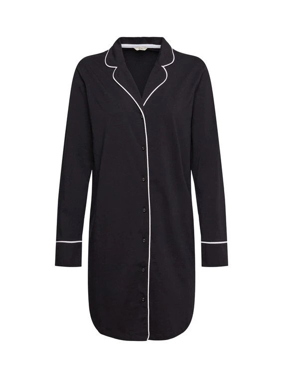 ESPRIT Casual Langarm-Nachthemd, Durchgeknöpft 4 ESPRIT Casual Langarm-Nachthemd, Durchgeknöpft – Bild 4