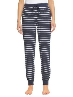 ESPRIT Casual Bündchen-Pyjama -Leggings Shop Esprit Casual Set Kurzam Shirt und Buendchenhose blau 992ER1Y31905 SET 402 3