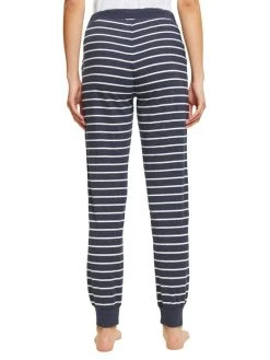ESPRIT Casual Bündchen-Pyjama -Leggings Shop Esprit Casual Set Kurzam Shirt und Buendchenhose blau 992ER1Y31905 SET 402 4