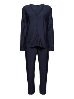 ESPRIT Soft Stripes Durchgeknöpfter Pyjama 5 ESPRIT Soft Stripes Durchgeknöpfter Pyjama -Leggings Shop Esprit Soft Stripes Pyjama lang blau 991EF1Y313 400 1628084744
