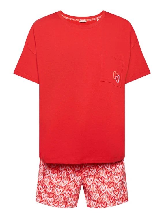 ESPRIT Valentine Kurz-Pyjama 4 ESPRIT Valentine Kurz-Pyjama – Bild 4