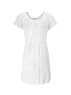 Eva Bitzer Mousseline Kurzes Nachthemd, Baumwoll-Mousseline -Leggings Shop Eva B Bitzer Kurzes Nachthemd Baumwoll Mousseline weiss 25313667 66 220812 3