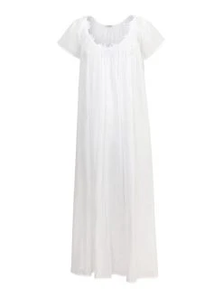 Eva Bitzer Mousseline New Lace Nachthemd, 130cm -Leggings Shop Eva B Bitzer Mousseline New Lace Nachthemd 130cm weiss 20313272 66 1627377037