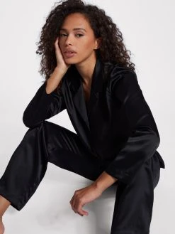 Eva Bitzer Silk Satin Pyjama -Leggings Shop Eva B Bitzer Silk Satin Pyjama schwarz 27318271 99 220812 2