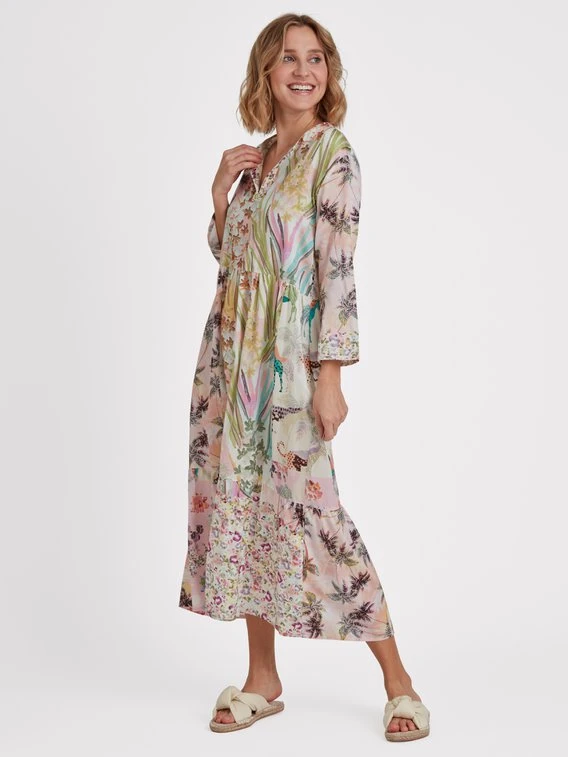 Eva Bitzer Piu Bella Cosa Kleid Mit 3/4-Arm, Länge 130 Cm 1 Eva Bitzer Piu Bella Cosa Kleid Mit 3/4-Arm, Länge 130 Cm