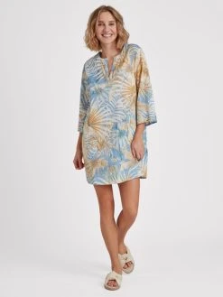 Eva Bitzer Piu Bella Cosa Kleid Mit 3/4-Arm, Länge 95 Cm