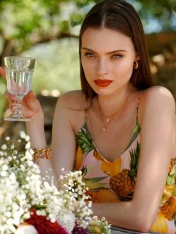 Eva Bitzer Sloane Street Seiden-Negligé -Leggings Shop Eva Bitzer Sloane Street Seiden Neglige Laenge 82cm gruen gelb 27318278 301 2