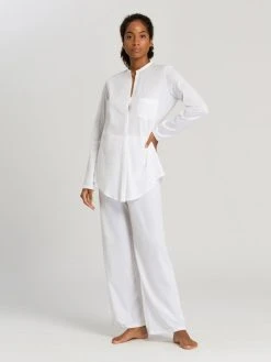 HANRO Cotton Deluxe Pyjama, Geknöpft