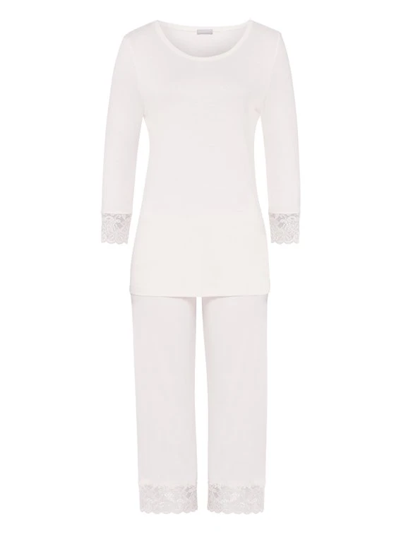 HANRO Moments Capri-Pyjama Mit Spitze 3 HANRO Moments Capri-Pyjama Mit Spitze – Bild 3