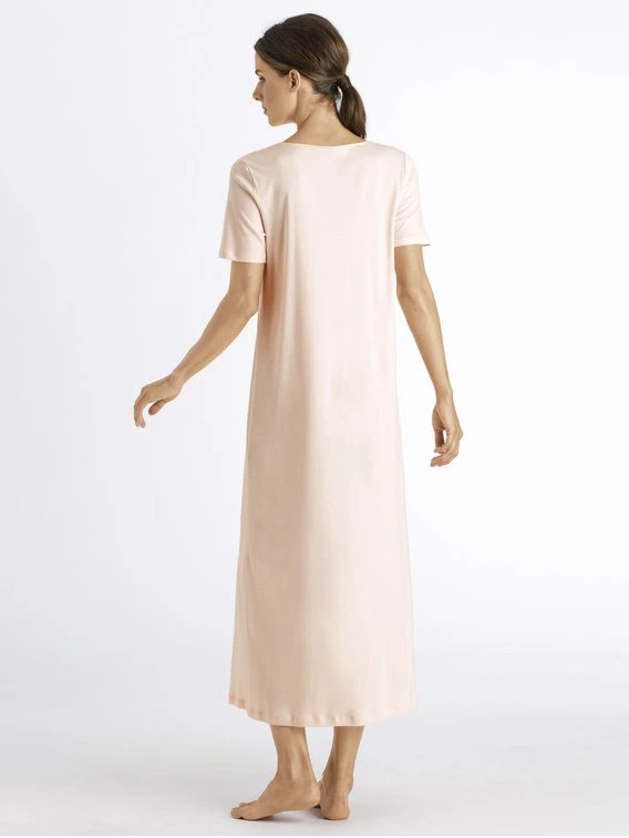 HANRO Moments Nightwear Nachtkleid Mit Spitze, Länge 130cm 2 HANRO Moments Nightwear Nachtkleid Mit Spitze, Länge 130cm – Bild 2