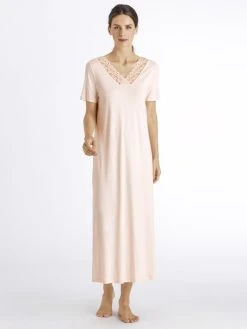 HANRO Moments Nightwear Nachtkleid Mit Spitze, Länge 130cm