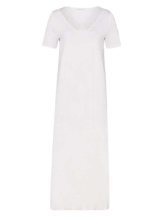 HANRO Moments Nightwear Nachtkleid Mit Spitze, Länge 130cm 4 HANRO Moments Nightwear Nachtkleid Mit Spitze, Länge 130cm – Bild 4