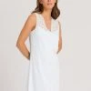 HANRO Moments Nachtkleid Mit Spitze, Länge 90cm