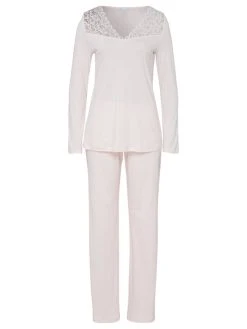 HANRO Moments Pyjama Mit Spitze -Leggings Shop Hanro Moments Pyjama mit Spitze rosa 077932 1334 2
