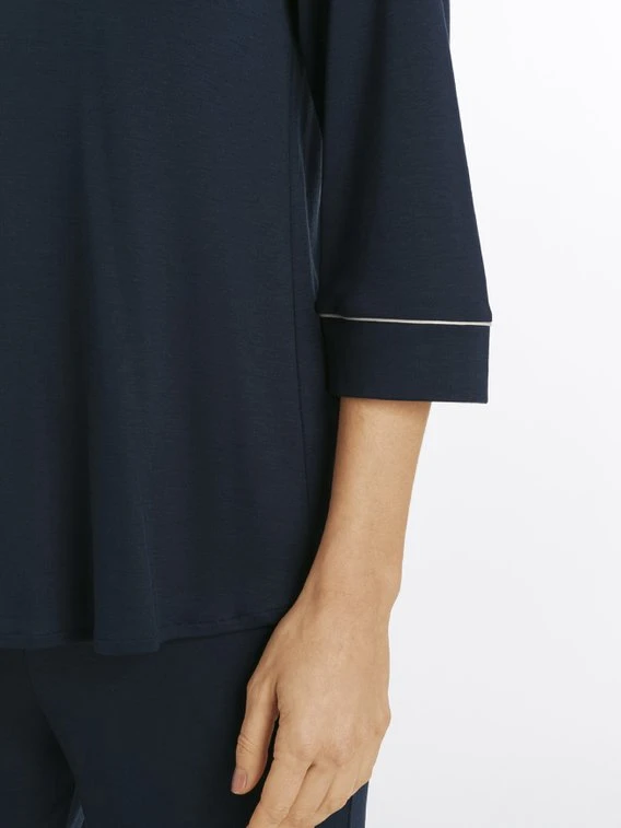 HANRO Natural Comfort 3/4-Pyjama 3 HANRO Natural Comfort 3/4-Pyjama – Bild 3
