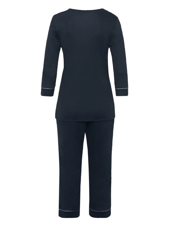HANRO Natural Comfort 3/4-Pyjama 6 HANRO Natural Comfort 3/4-Pyjama – Bild 6