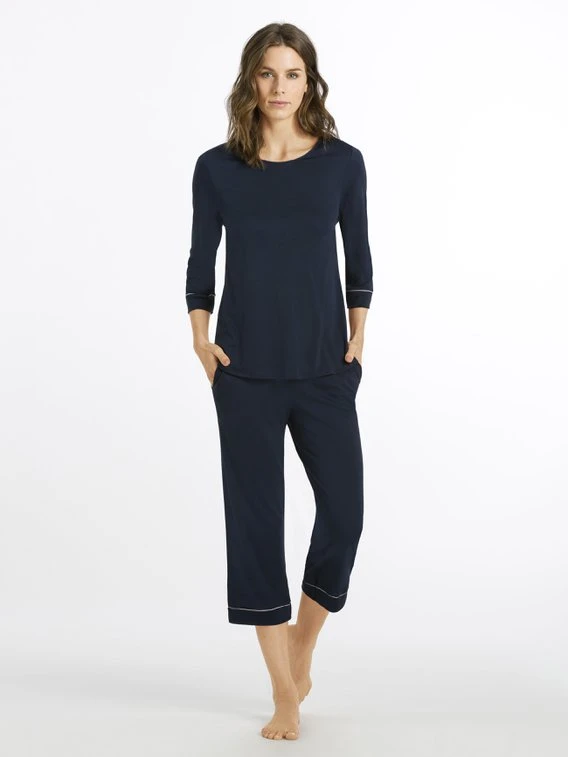 HANRO Natural Comfort 3/4-Pyjama 1 HANRO Natural Comfort 3/4-Pyjama